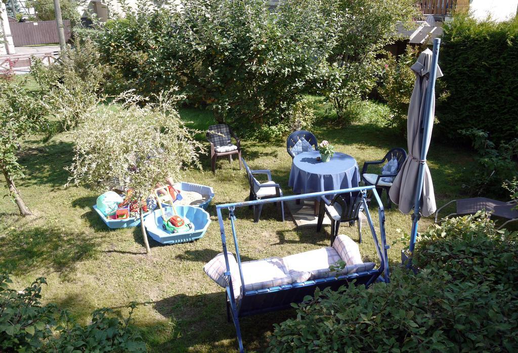 Familien-Ferienwohnung Haustein Konigswalde Buitenkant foto