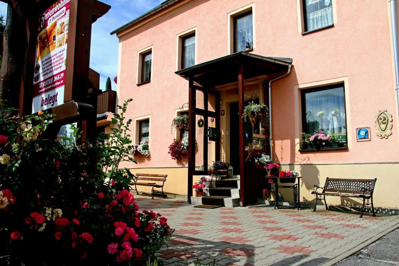 Familien-Ferienwohnung Haustein Konigswalde Buitenkant foto