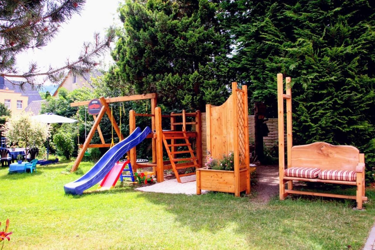 Familien-Ferienwohnung Haustein Konigswalde Buitenkant foto