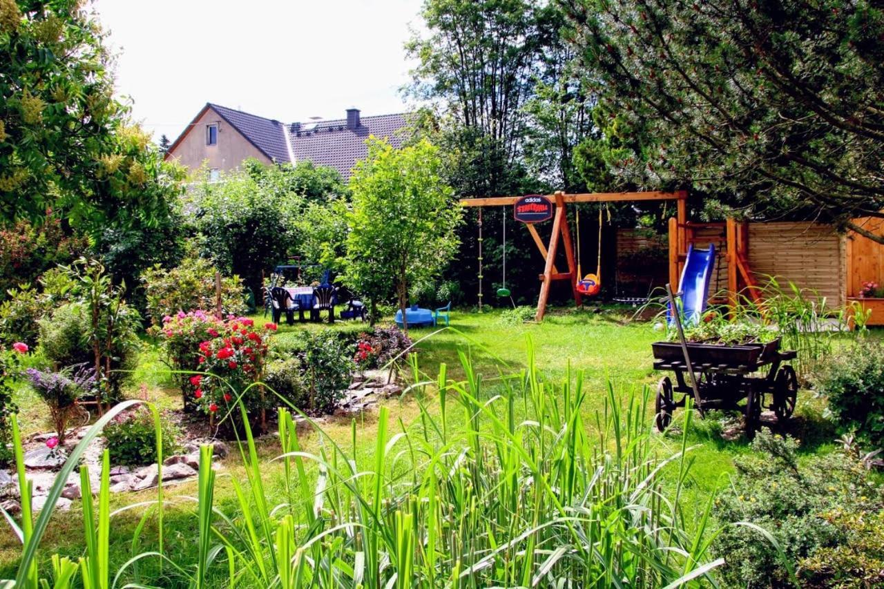 Familien-Ferienwohnung Haustein Konigswalde Buitenkant foto